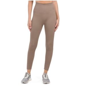 Madewell‎ MWL Seamless Ribbed 7/8 Leggings Brown L/XL NWT